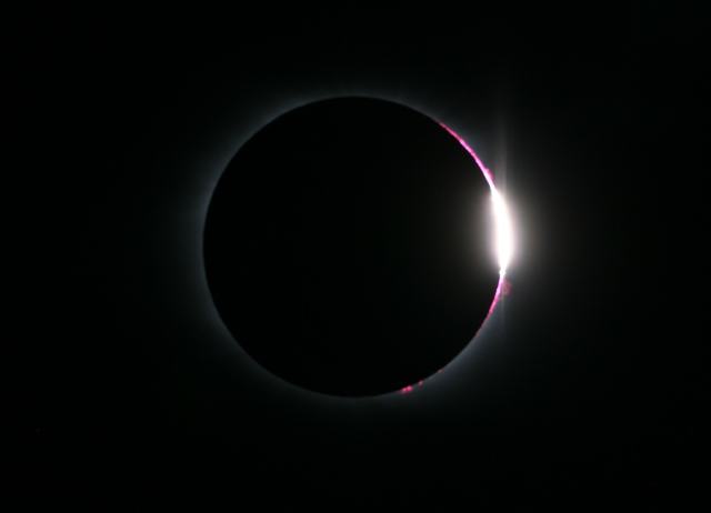 Photo of the total eclipse captured from South Carolina